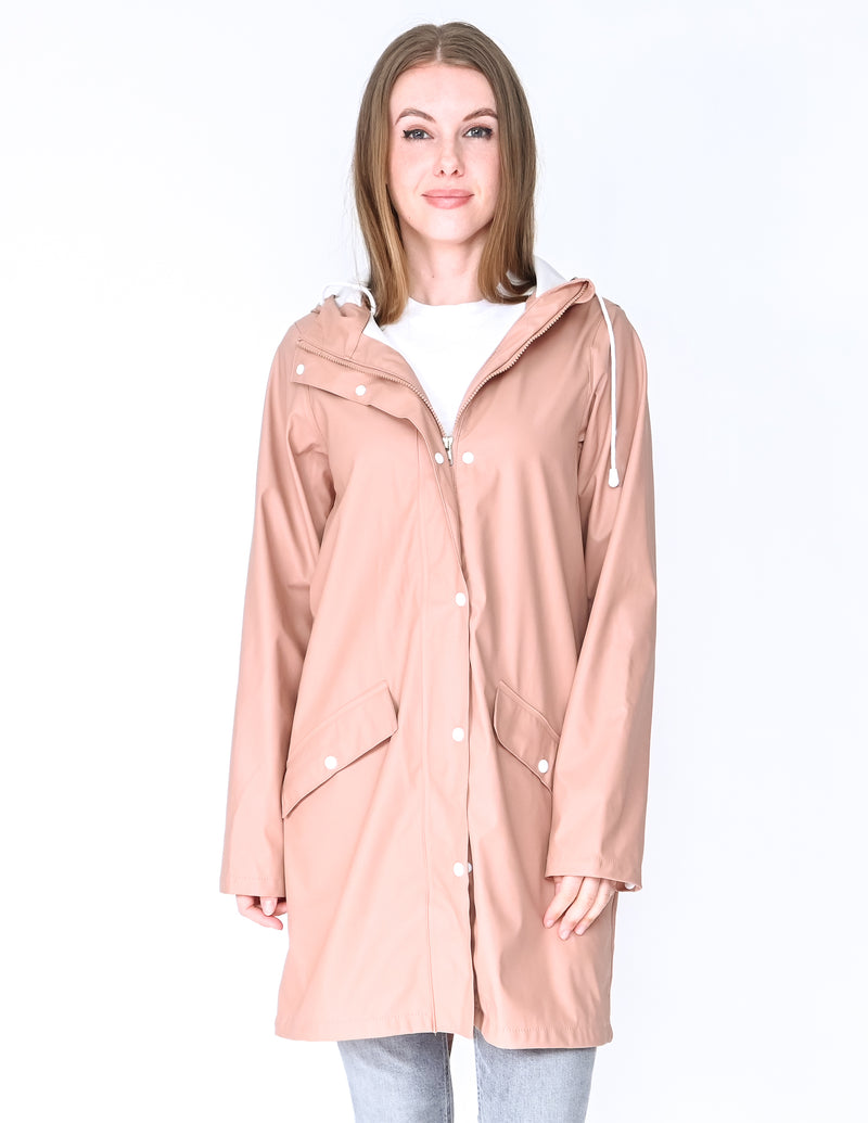 VERO MODA Desert Taupe Sunday Spring Raincoat (Size S)