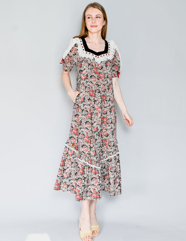 VINTAGE Sun Babies For Liberty House Floral Dress (S)