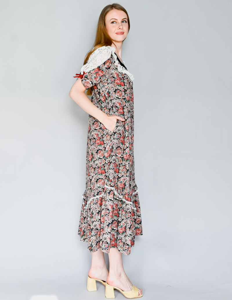 VINTAGE Sun Babies For Liberty House Floral Dress (S)