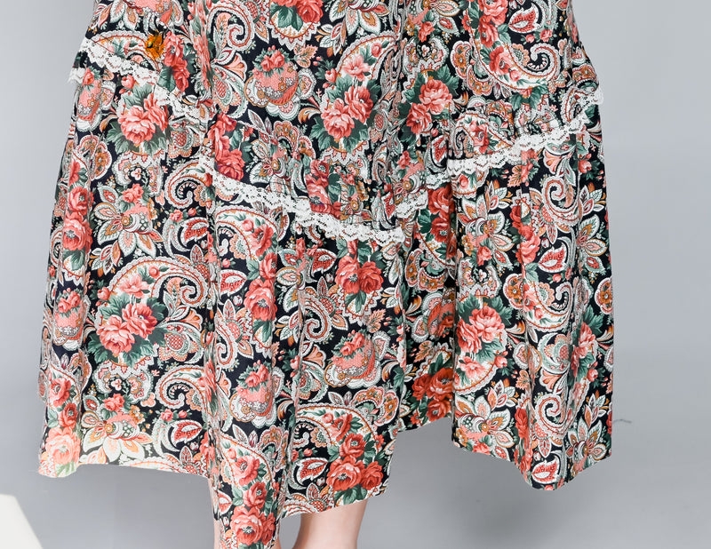VINTAGE Sun Babies For Liberty House Floral Dress (S)