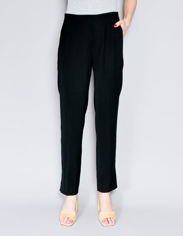 VINCE Black Crepe Lounge Dress Pant (S)