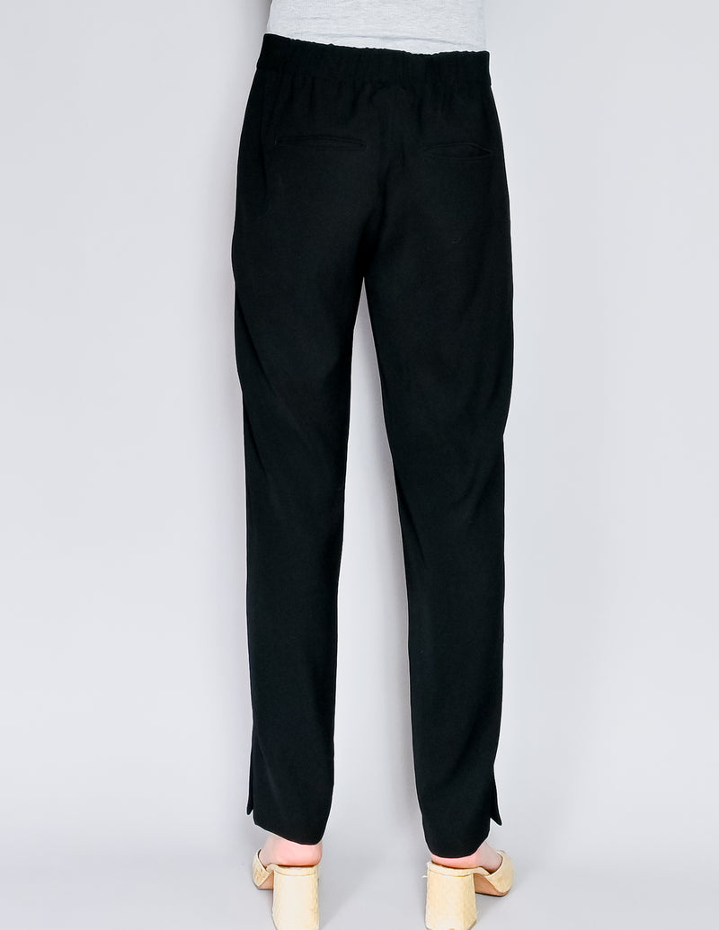 VINCE Black Crepe Lounge Dress Pant (S)