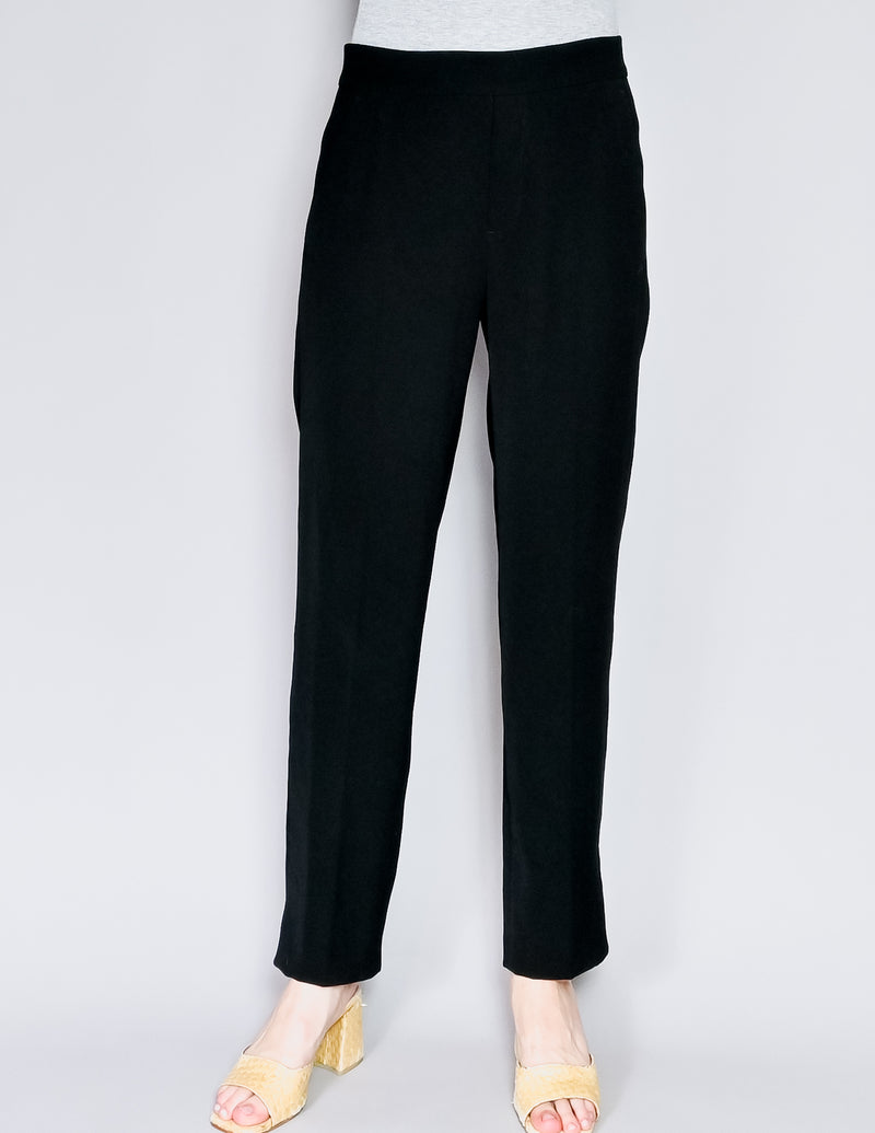 VINCE Black Crepe Lounge Dress Pant (S)