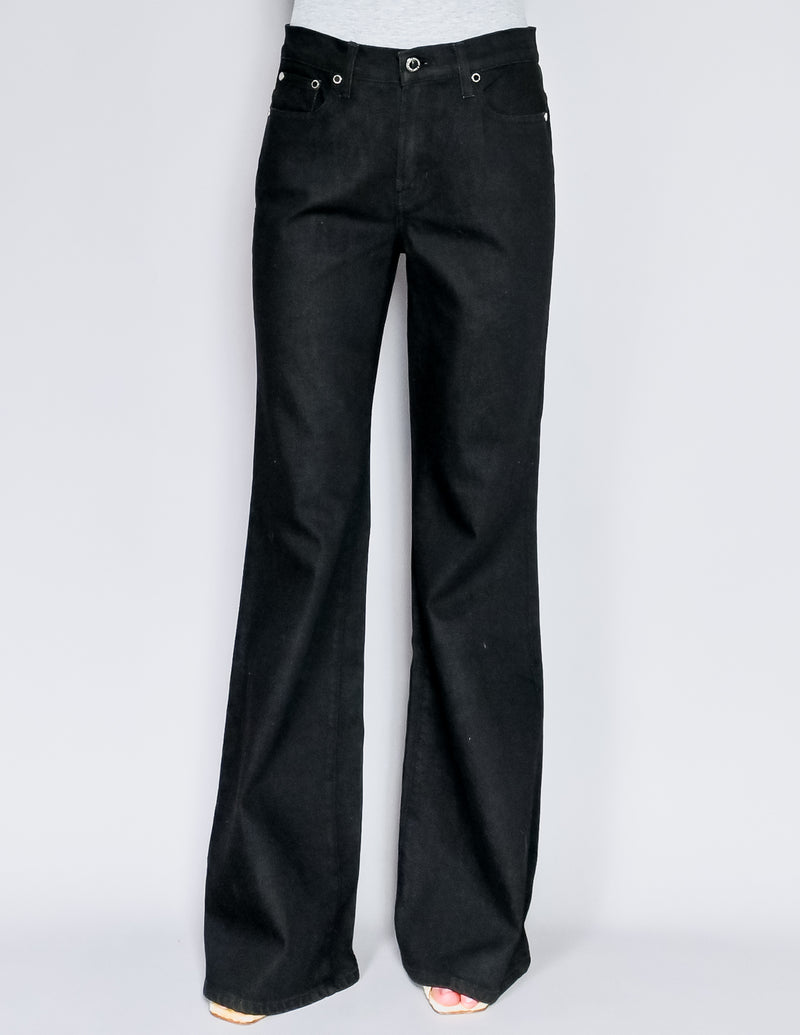 RALPH LAUREN Collection Black 455 Wide-Leg Jeans (29)