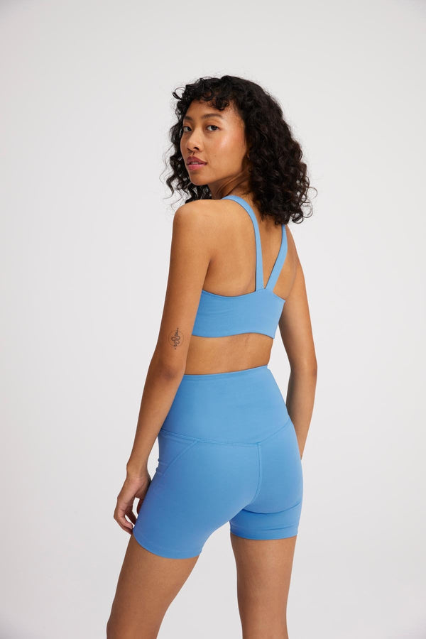 GIRLFRIEND COLLECTIVE Lou V-Back Bra Haze FINAL SALE