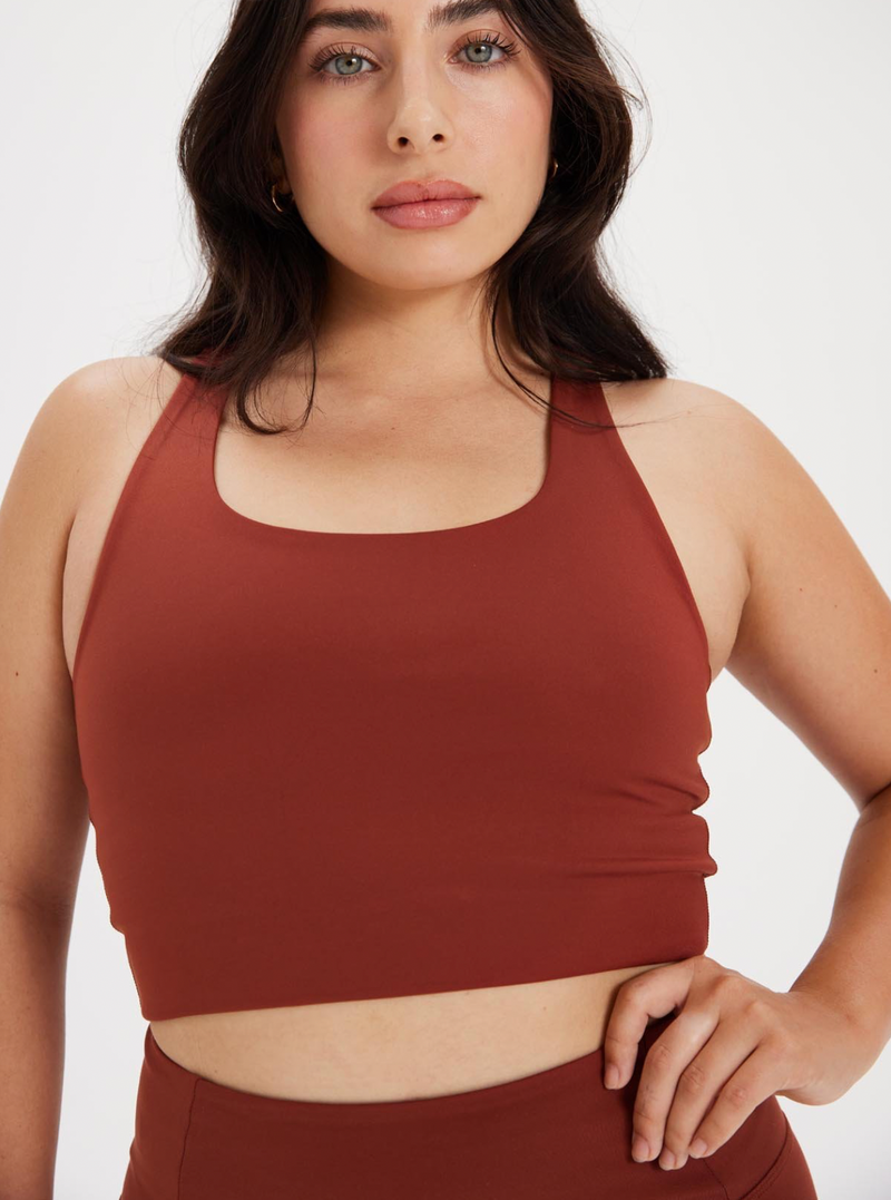 GIRLFRIEND COLLECTIVE Paloma Bra in Sedona FINAL SALE