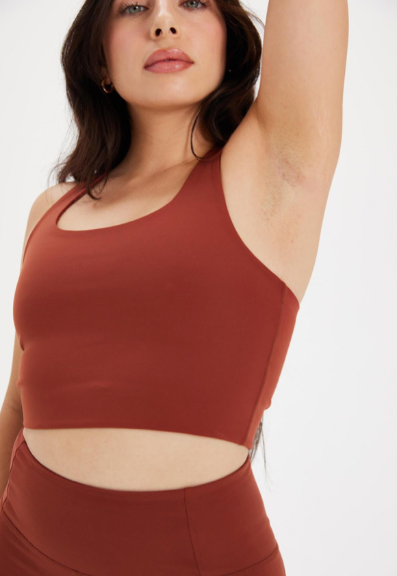 GIRLFRIEND COLLECTIVE Paloma Bra in Sedona FINAL SALE