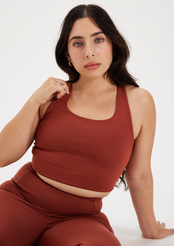 GIRLFRIEND COLLECTIVE Paloma Bra in Sedona FINAL SALE