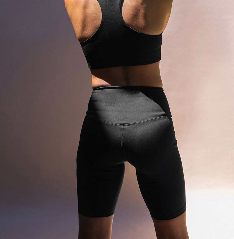 GIRLFRIEND COLLECTIVE FLOAT Ultralight Bike Short in Black FINAL SALE