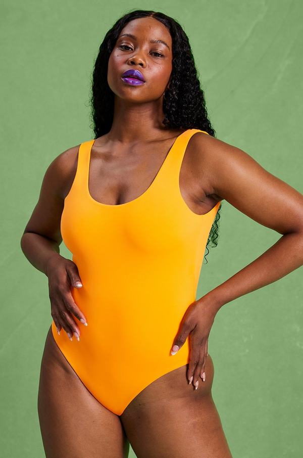 GIRLFRIEND COLLECTIVE Whidbey One Piece Swimsuit in Spritz
