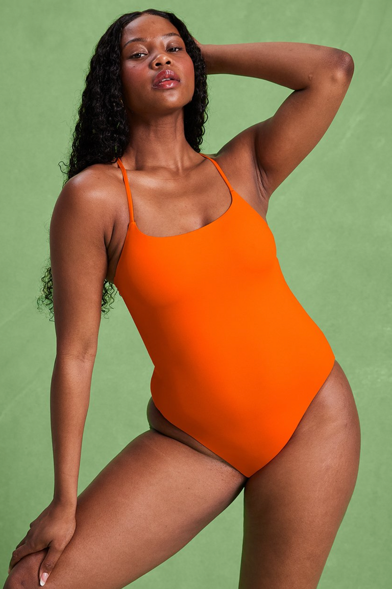 GIRLFRIEND COLLECTIVE Clemente One Piece Swimsuit in Koi FINAL SALE