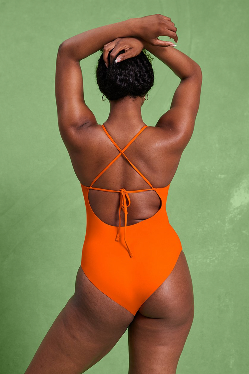 GIRLFRIEND COLLECTIVE Clemente One Piece Swimsuit in Koi FINAL SALE