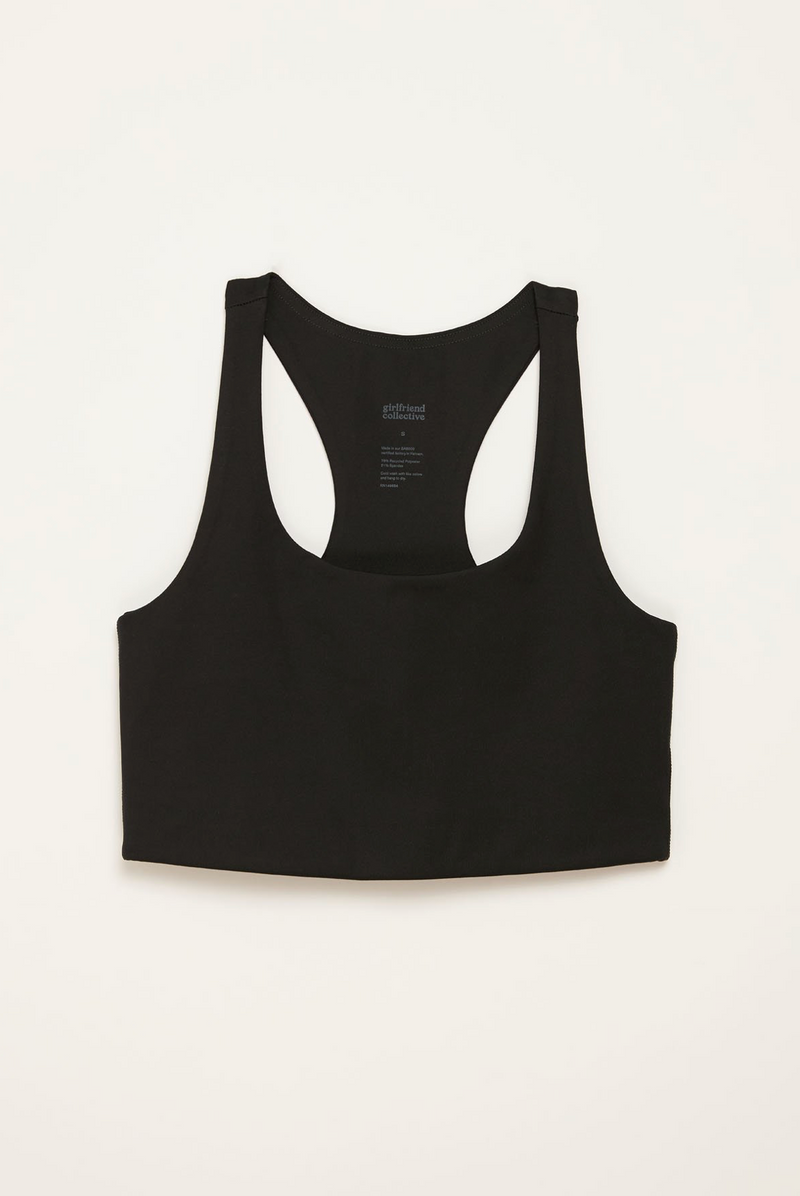 GIRLFRIEND COLLECTIVE Paloma Workout Bra in Black FINAL SALE