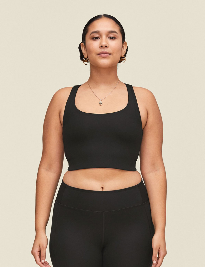 GIRLFRIEND COLLECTIVE Paloma Workout Bra in Black FINAL SALE