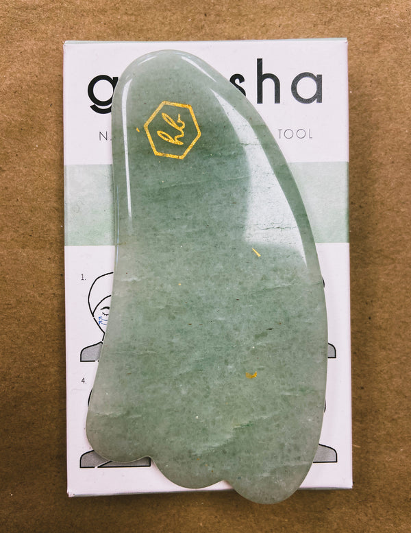Honey Belle - Jade Gua Sha  Natural Healing Tool