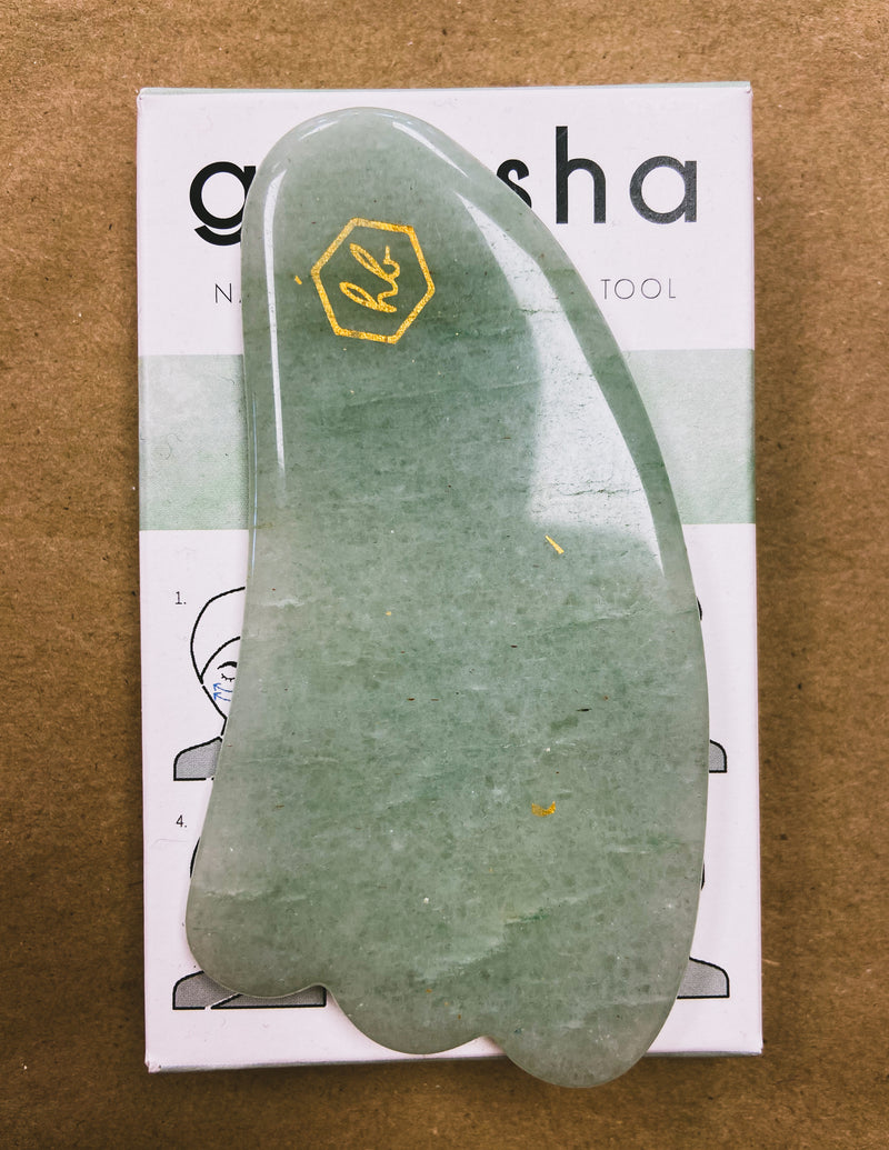 Honey Belle - Jade Gua Sha  Natural Healing Tool