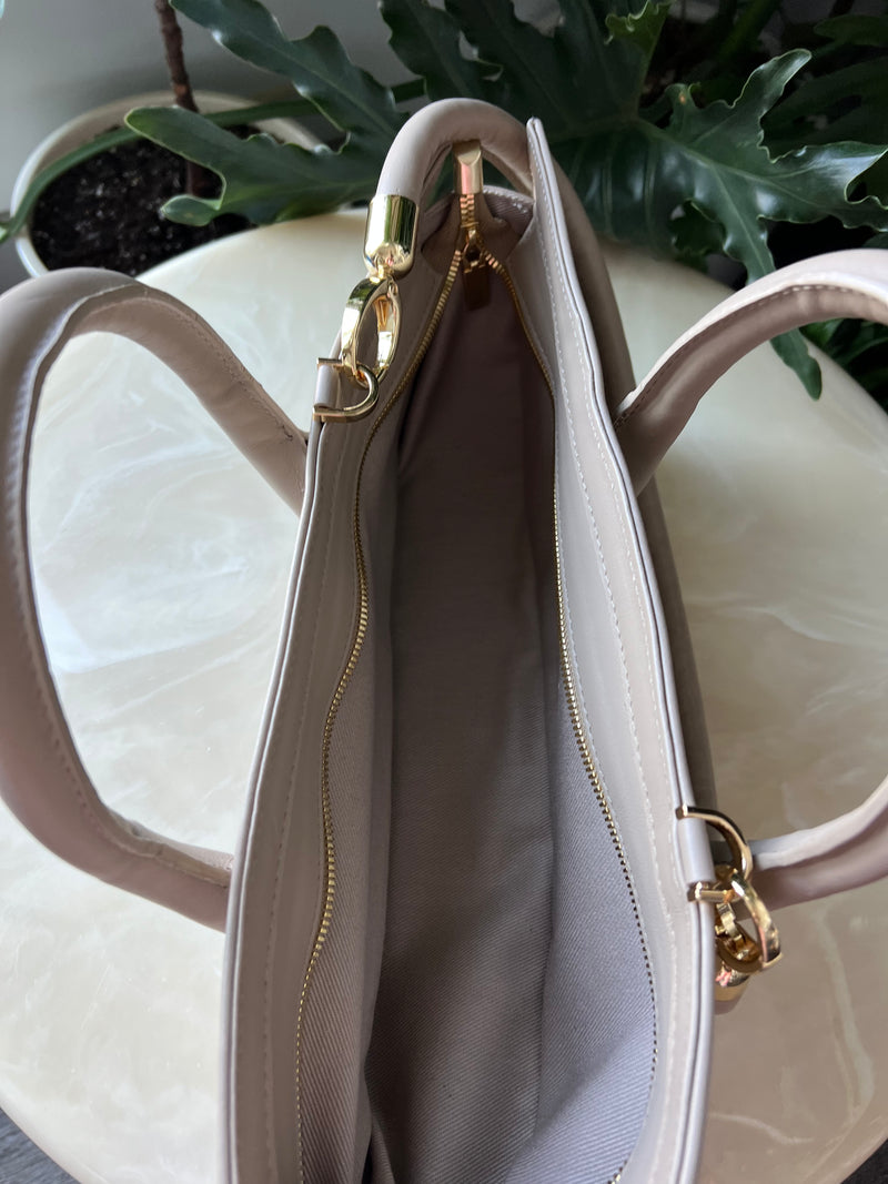 ATOMY OO STUDIO Long Kremowy Sustainable Bag w/ Shoulder Strap