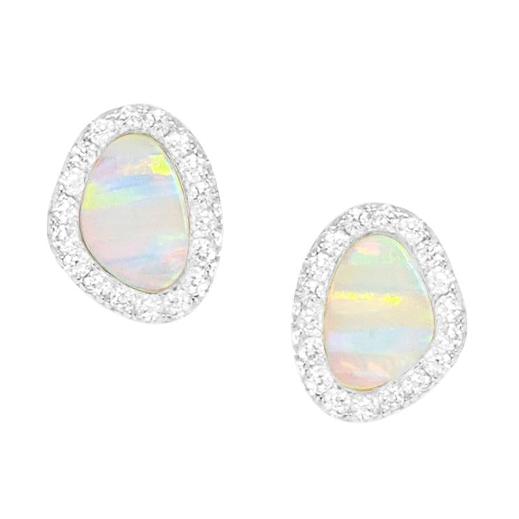 OPAL PEBBLE STUDS